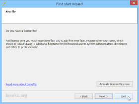 WinToFlash First start wizard