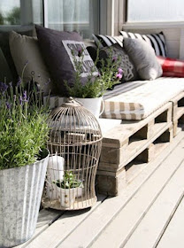 Decoracion y Muebles para terraza con palets