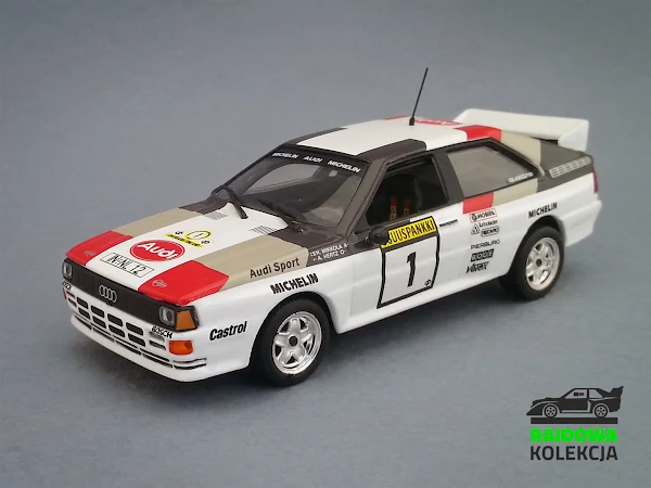 IXO Eaglemoss Audi Quattro A2 1000 lakes rally 1983