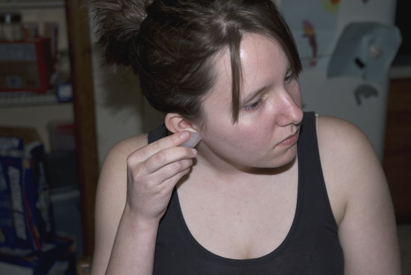 piercing infection. ear piercing infection