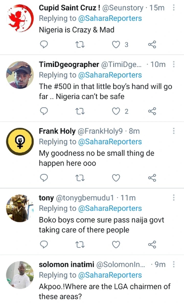 [VIDEO] Reactions As Boko Haram Shares Ramadan Packages, Cash To Borno, Yobe Residents (Photos)| 7hubent