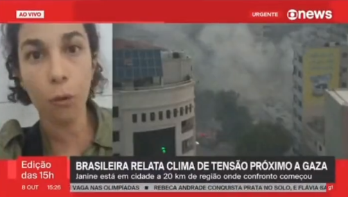 Brasileira em Israel denuncia ao vivo na GloboNews, que crianças Israelenses são mantidas em gaiolas pelo Hamas!