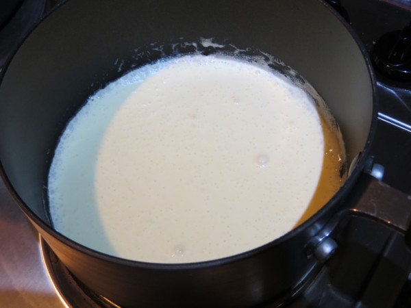 boiling double cream