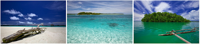  Masyarakat di kawasan ini lebih sering menyebut  Kepulauan Widi - Wisata Halmahera Selatan