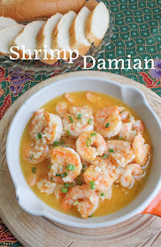 Food Lust People Love: Lots of garlic, lemon and, most of all butter make shrimp Damian my favorite dish to order at Carrabba’s Original. This is my own copycat recipe. If you aren’t coming to Houston, give my recipe a try. It brought back some really happy memories for me. It’s really rich so I served it with toasted baguette slices rather than the traditional fettuccine alfredo and we enjoyed it as an appetizer.