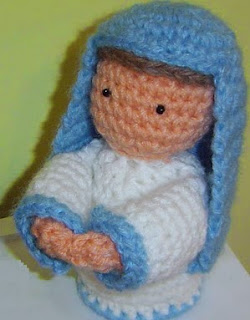 PATRON GRATIS VIRGEN MARIA AMIGURUMI