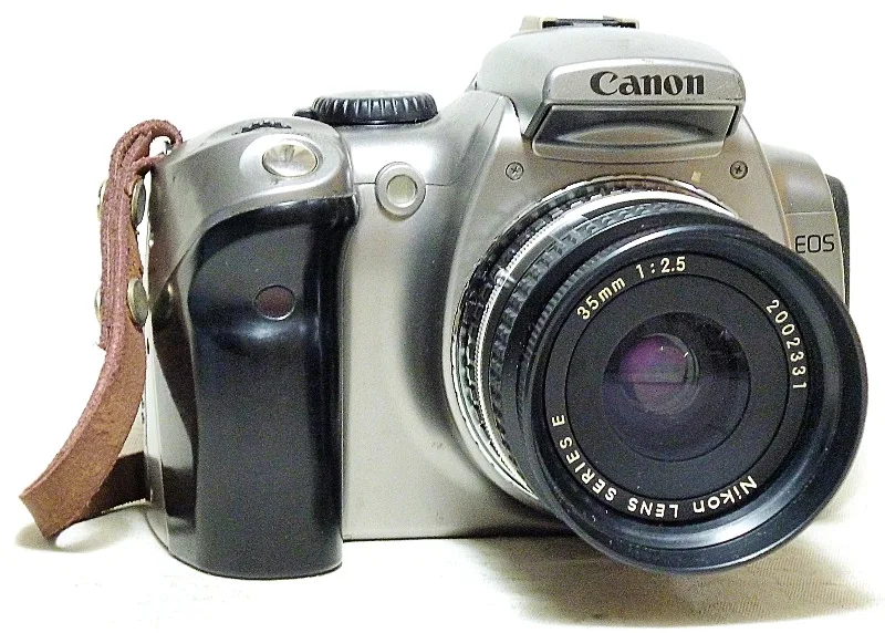 Nikon Series E 35mm 1:2.5, Up Close With A Canon EOS 300D