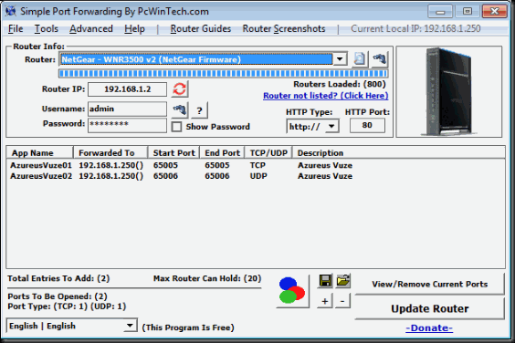 Simple Port Forwarding