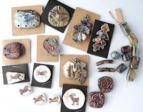 Ceramic and raku pieces by Star Spirit Studio