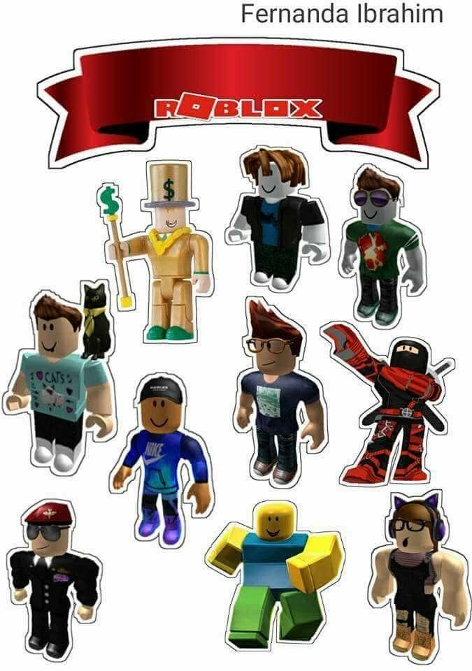 Roblox Free Printable Cake Toppers Oh My Fiesta For Geeks - roblox toys roblox toys printables