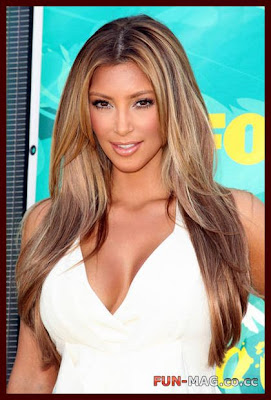 Kim Kardashian Blonde Color Makeover Photo Shoot