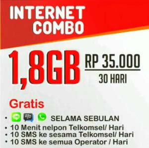 Cara Daftar CUG Telkomsel Paket Internet 1.8GB 35 Ribu Perbulan