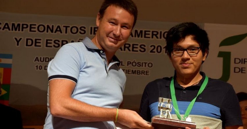 JORGE CORI: Así fue su premiación como ganador del «VII Campeonato Iberoamericano de Ajedrez» en España