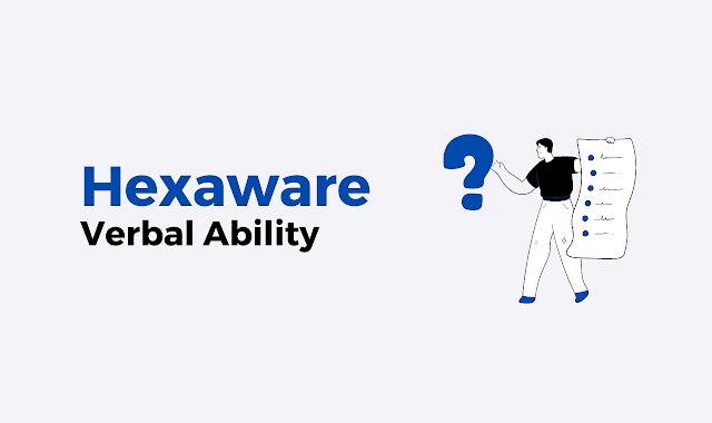Hexaware Verbal Ability Previous Year Question || Hexaware on Campus Opportunity || 2024 batch Hiring