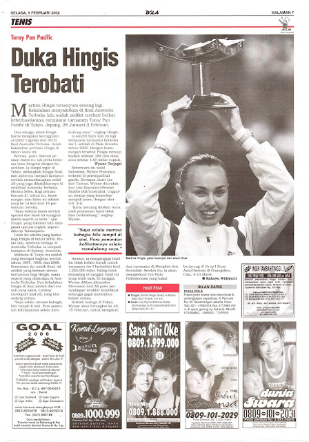 MARTINA HINGIS TORAY PAN PASIFIC