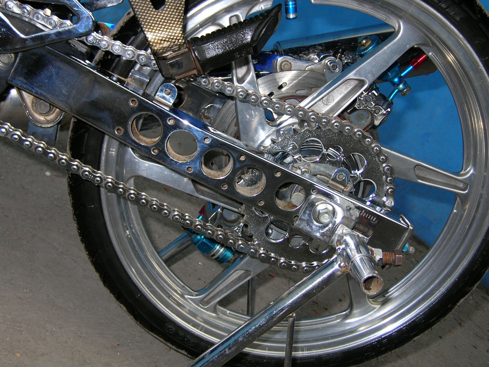 Modif suzuki satria blue color airbrush  motor modif 