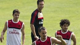 Zlatan Ibrahimovic Vs Alexandre Pato in Beijing, Inter Milan Vs AC Milan, Super Cup Bird's Nest Stadium