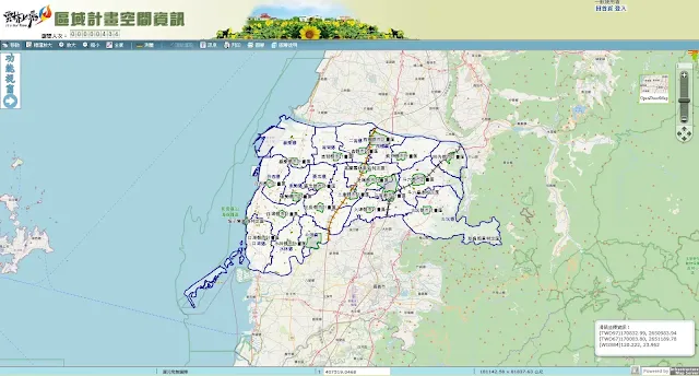 雲林縣區域計畫空間資訊介面-EricZhang