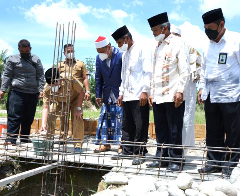 Pembangunan Ponpes Bina Ulama Kisaran, Berikut Harapan Bupati Asahan