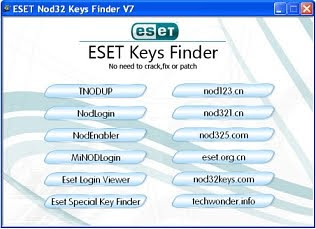 ESET Nod32 Keys Finder V7 AIO