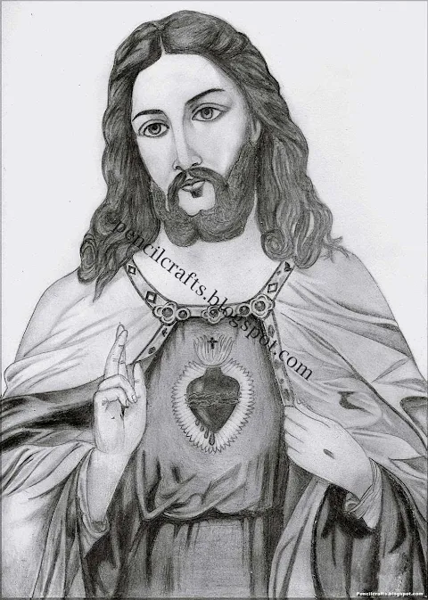 Pencil Drawings of Jesus Easy and Simple