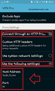 setting psiphon DNS facebook