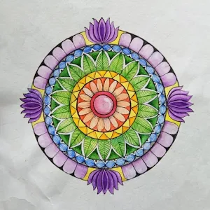 Colourful Mandala Art Workshop