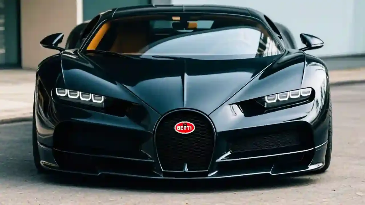 Black Bugatti Chiron Super Sport
