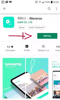 Cara membuat Akun Weverse di android