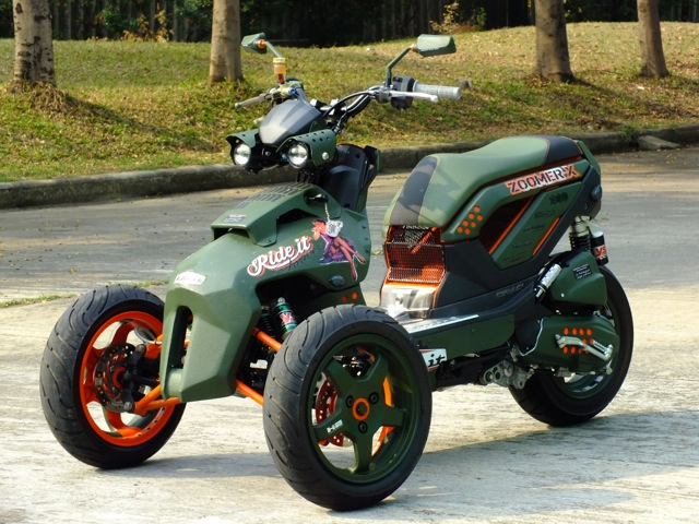 Gambar Modifikasi Motor Matic  Honda Zoomer X