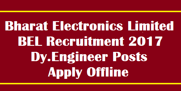 latest jobs, Bharat Electronics Limited, Recruitment, AP & TS Notification, Dy.Engineer Posts