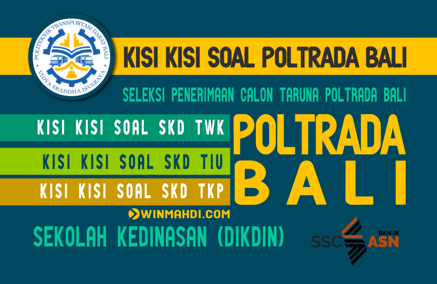 Soal SKD Poltrada Bali dan Pembahasan