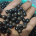 Material Beads Butiran Kayu GAHARU BUAYA GRAD C Hitam Ukuran 8 mm