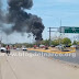 Sicarios incendian vehículos en Apatzingán por su cobardía y frustración al perder en los enfrentamientos de esta mañana