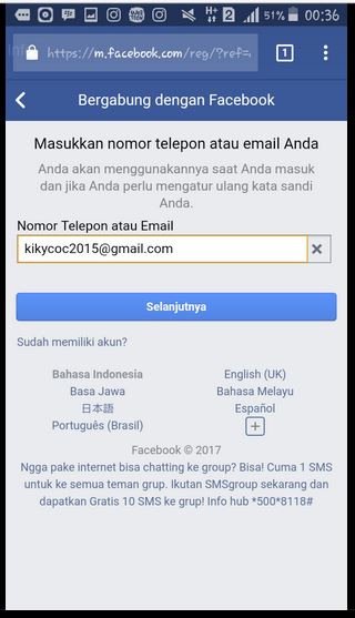 CARA MEMBUAT AKUN FACEBOOK - DAFTAR FB TERBARU | Download ...