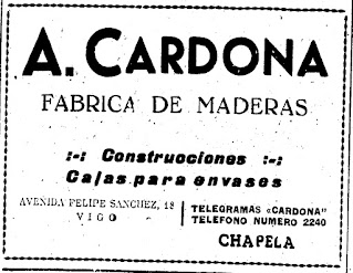 A.  Cardona, 1956. El Pueblo Gallego