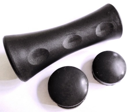 Black double-ended stamper