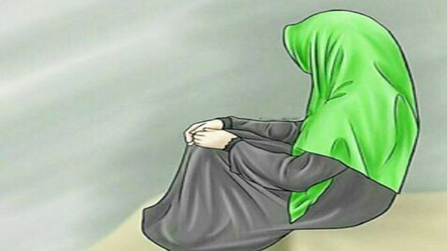 Gambar Kartun Muslimah Menghadap Belakang Terbaru