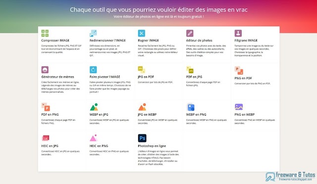 The Image Editor : une collection d'outils d'édition d'images en ligne 