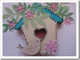 Bird House and Little Bird Card Wooden Embellishments