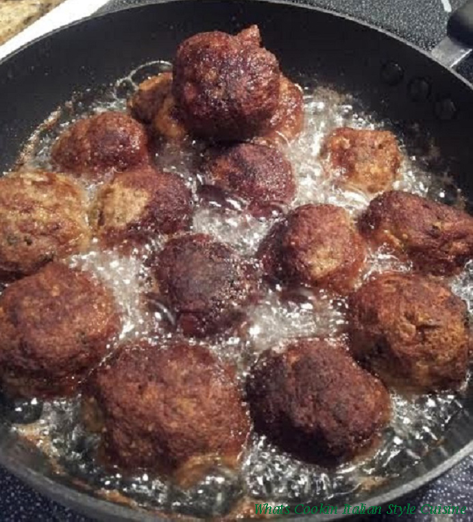 Italian Fried Meatballs | What's Cookin' Italian Style Cuisine