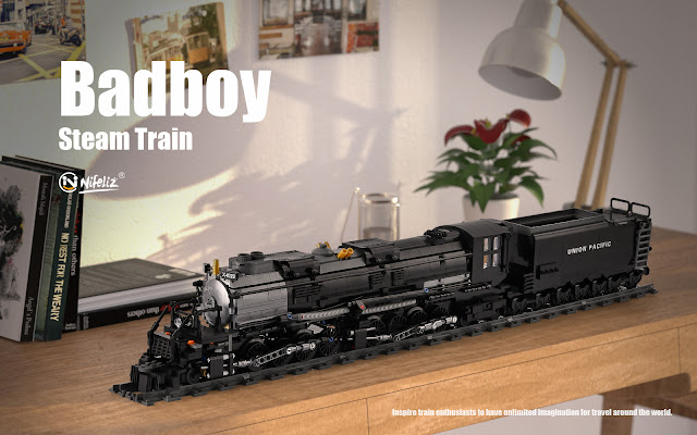 Nifeliz Badboy Steam Train Compatible With Lego