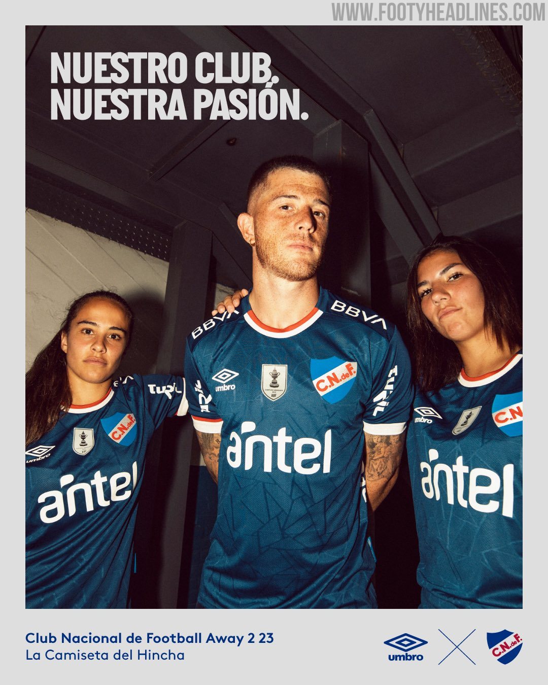 Umbro Club Nacional 2022 Home and Away Kits Released - Footy Headlines