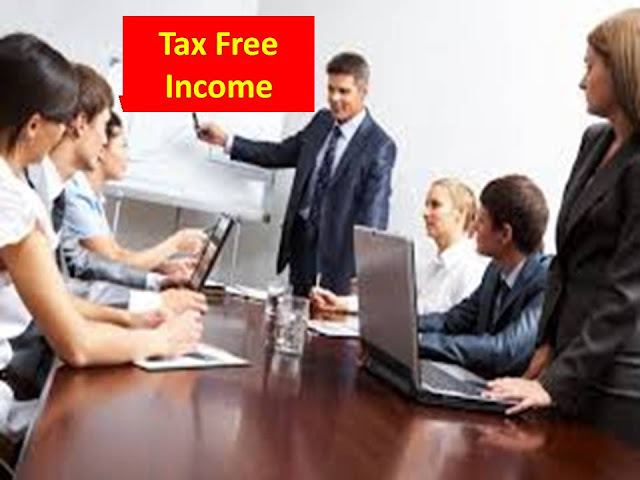 Components of salary received from the employer TAX FREE INCOME 