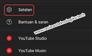 hapus riwayat penelusuran youtube di android