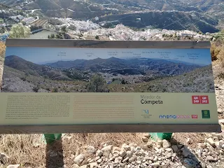 Info board about Cómpeta