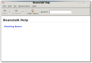 Yelp help window of Beanstalk