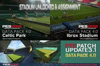 PES 2019 Stadium Unlocked & Assignment DLC 4 For PTE Patch By Sofyan Andri