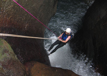 rappelling