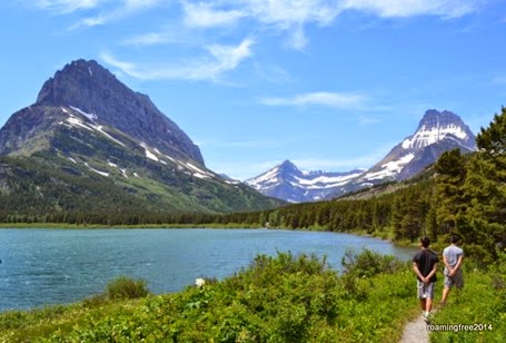 Hiking around the lake